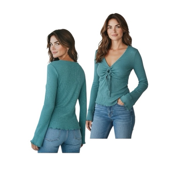 Free People Intimately Say When Long Sleeve Top - Picture 12 of 14